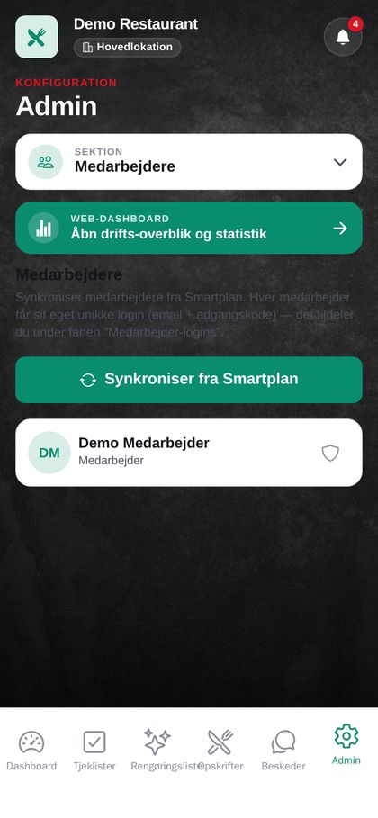 Admin – staff