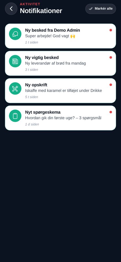 Notifikationscenter